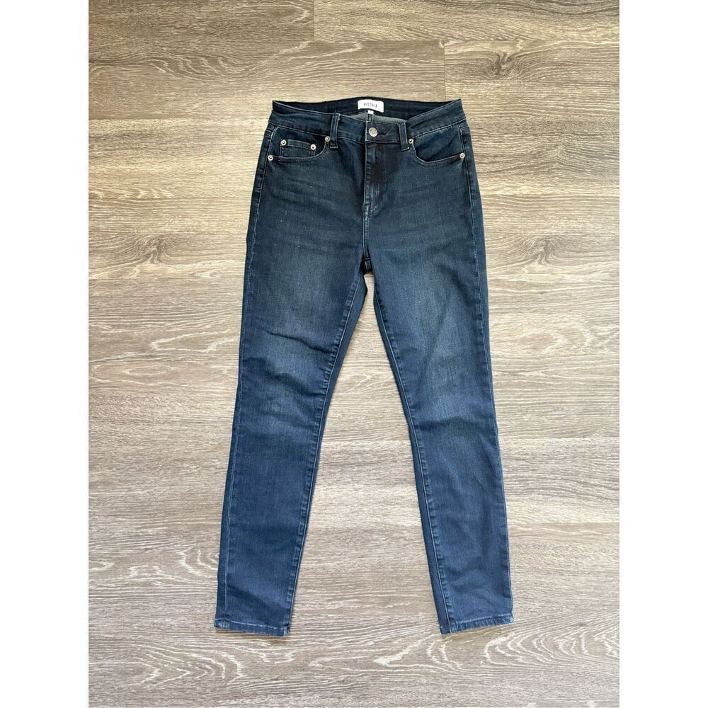 Pistola Denim Dark Wash Blue Stretch Skinny Jeans Size 28
